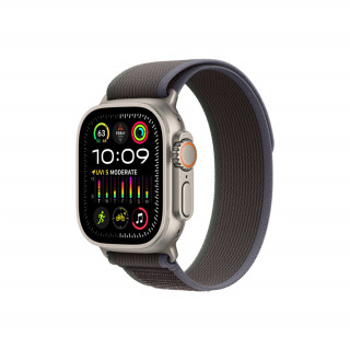 Apple Watch Ultra 2 GPS + Cellular – 49 mm-es titántok, kék-fekete terep pánt - S/M Mobil