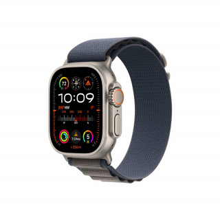 Apple Watch Ultra 2 GPS + Cellular – 49 mm-es titántok, kék alpesi pánt - S Mobil