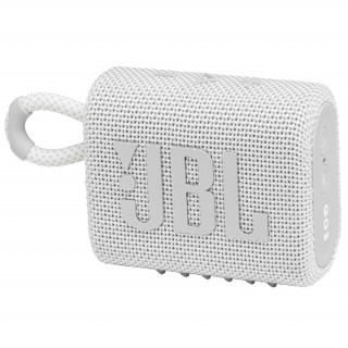 JBL Go 3 Bluetooth hangszóró - Fehér (JBLGO3WHT) 
