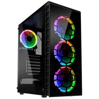 Kolink Observatory Lite RGB ATX Tempered Glass - Black (OBSERVATORY LITE RGB) PC