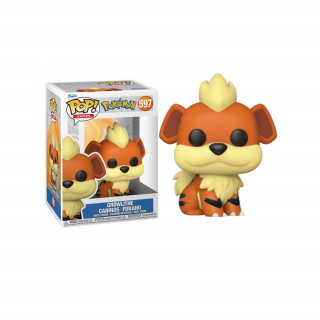 Funko Pop! #597 Games: Pokemon - Growlithe Caninos Fukano Vinyl Figura AJÁNDÉKTÁRGY