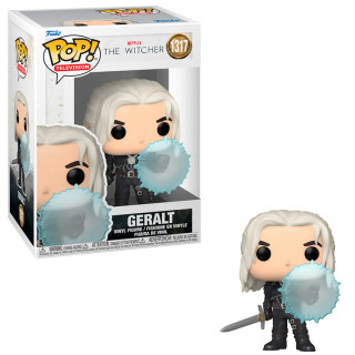 Funko Pop! #1317 Television: Netflix Witcher - Geralt (Shield) Vinyl Figura Ajándéktárgyak