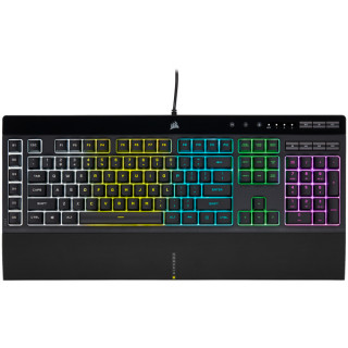 Corsair K55 RGB PRO billentyűzet USB QWERTY Angol Fekete (CH-9226765-NA) 