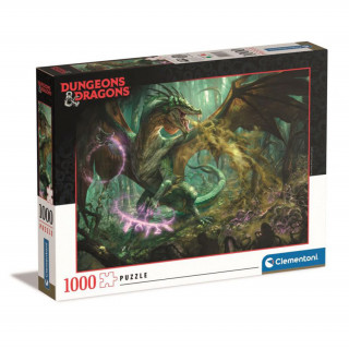 Dungeons & Dragons - Green dragon - 1000 db-os puzzle 