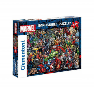 Marvel - 80. évforduló - Impossible Puzzle - 1000 db-os puzzle Játék