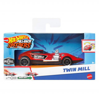 Hot Wheels - Pull-back Speeders - Twin Mill kisautó (HPT04 - HPR72) Játék