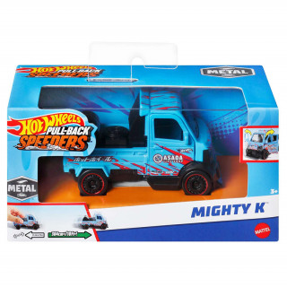 Hot Wheels - Pull-back Speeders - Mighty K kisautó (HPT04 - HPR77) Játék