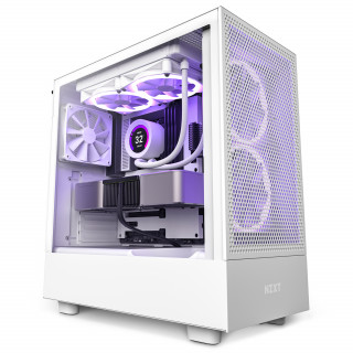 NZXT H5 Flow Tempered Glass White (CC-H51FW-01) PC