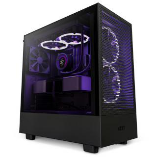 NZXT H5 Flow Tempered Glass Black (CC-H51FB-01) PC