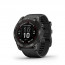 Garmin Fenix 7X Pro Sapphire Solar, szürke DLC titánium, fekete szilikon szíjjal thumbnail