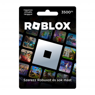 Roblox Ajándékkártya PIN-kód a nyugtán 3500 HUF 