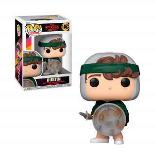 Funko Pop! #1463 Television: Stranger Things - Dustin (with Shield) Vinyl Figura Ajándéktárgyak