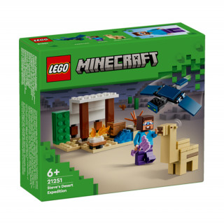 LEGO Minecraft Steve sivatagi expedíciója (21251) Játék