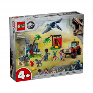 LEGO Jurassic World Kis dínók mentőközpont (76963) Játék