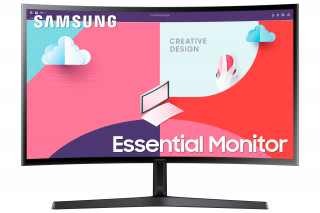 SAMSUNG 24" FHD VA 16:9 4ms ívelt monitor (LS24C366EAUXEN) PC