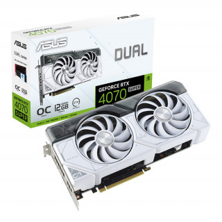 ASUS Dual GeForce RTX 4070 SUPER White OC 12GB GDDR6X (DUAL-RTX4070S-O12G-WHITE) 