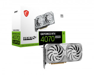MSI GeForce RTX 4070 SUPER 12G Ventus 2X White OC 12GB GDDR6X (V513-642R) 