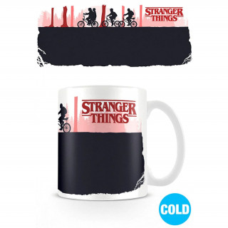 Pyramid Stranger Things - Upside Down Hőre változó bögre (315ml) AJÁNDÉKTÁRGY