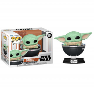 Funko Pop! #664 Disney Star Wars: The Mandalorian -Grogu Bobble-Head Vinyl Figura Ajándéktárgyak