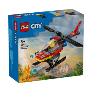 LEGO City Tűzoltó mentőhelikopter (60411) Játék