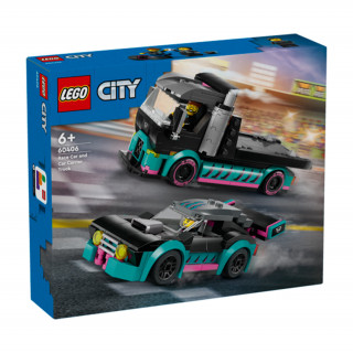 LEGO City Versenyautó és autószállító teherautó (60406) Játék