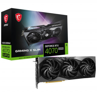 MSI GeForce RTX 4070 SUPER 12G Gaming X Slim, 12GB GDDR6X (V513-619R) PC