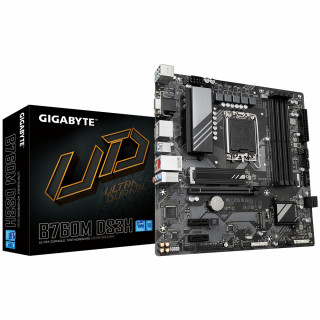 GIGABYTE B760M DS3H DDR5 Alaplap (B760M DS3H) PC