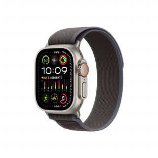 Apple Watch Ultra 2 GPS + Cellular – 49 mm-es titántok, kék-fekete terep pánt - M/L 