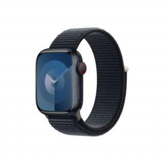 Apple Watch Series 9 GPS + Cellular – 41 mm-es éjfekete alumíniumtok, éjfekete sportpánt Mobil