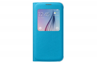 Samsung EF-CG920BLE Kék S View Flip Tok Galaxy S6 