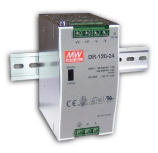 Mean Well DR-120-12 12V 120W DIN Rail tápegység PC