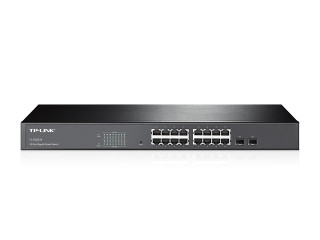 TP-Link TL-SG2216 16port 10/100/1000Mbps LAN, 2 combo Gigabit SFP SMART Switch PC