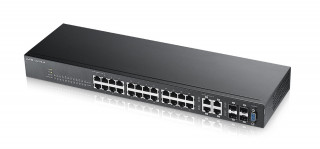 ZyXEL GS2210-24 28port GbE LAN L2+ menedzselhető switch PC