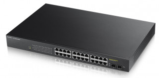 ZyXEL GS1900-24HP 24port GbE LAN smart menedzselhető PoE switch PC