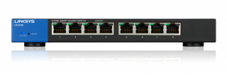 Linksys SMB LGS308 8port GbE LAN smart menedzselhető asztali switch PC