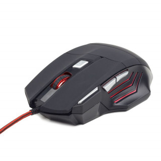 Gembird MUSG-02 optikai Gamer fekete-piros egér PC