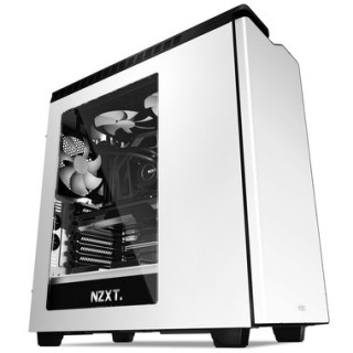 NZXT H440 Mid Tower -Fehér-Fekete (Táp nélküli) ablakos ATX ház PC