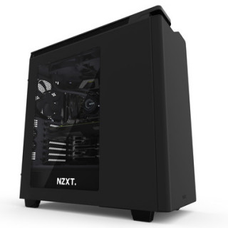 NZXT H440 Mid Tower Fekete (Táp nélküli) ablakos ATX ház PC