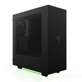 NZXT Source 340 Special Edition (Fekete/Zöld) (Táp nélküli) ATX ház (CA-S340W-TH PC
