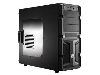 Cooler Master Elite Knight 350 táp nélküli fekete ATX ház PC