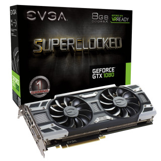 EVGA GeForce GTX1080 8GB GDDR5X SC Gaming ACX 3.0 08G-P4-6183-KR PC