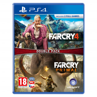 Far Cry Primal + Far Cry 4 (használt) PS4