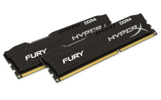 Kingston DDR4 2400 16GB HyperX Fury CL15 KIT (2x8GB) Fekete HX424C15FBK2/16 PC