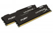 Kingston DDR4 2400 16GB HyperX Fury CL15 KIT (2x8GB) Fekete HX424C15FBK2/16 thumbnail