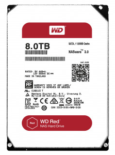 Western Digital Red 8TB 3.5" SATA3 5400RPM 128MB (WD80EFZX) PC