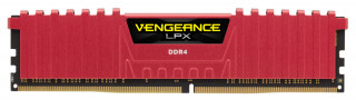 Corsair DDR4 2400 8GB Vengeance LPX CL14 KIT (2x4GB) Piros (CMK8GX4M2A2400C14R) PC
