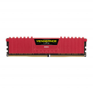 Corsair DDR4 2666 8GB Vengeance LPX CL16 Piros (CMK8GX4M1A2666C16R) PC
