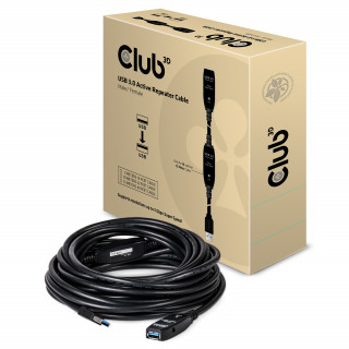 CLUB3D USB 3.0 Active Repeater 15m kábel PC