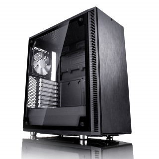 Fractal Design Define C TG Fekete ablakos (Táp nélküli) ATX ház PC