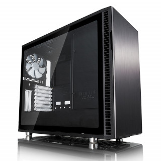 Fractal Design Define R6 TG Fekete ablakos (Táp nélküli) E-ATX ház PC